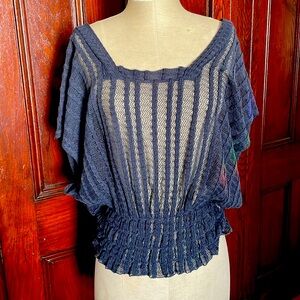 Free People Romantic Loose Lace Too size XS